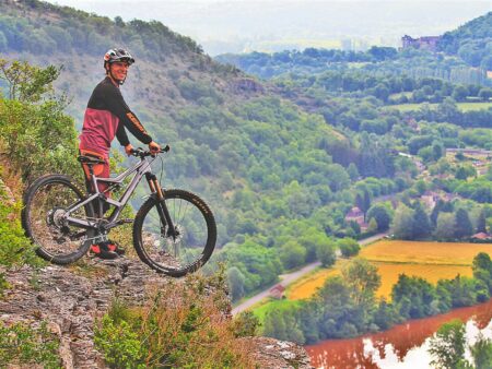 VTT sur le Rocher de Rocamadour